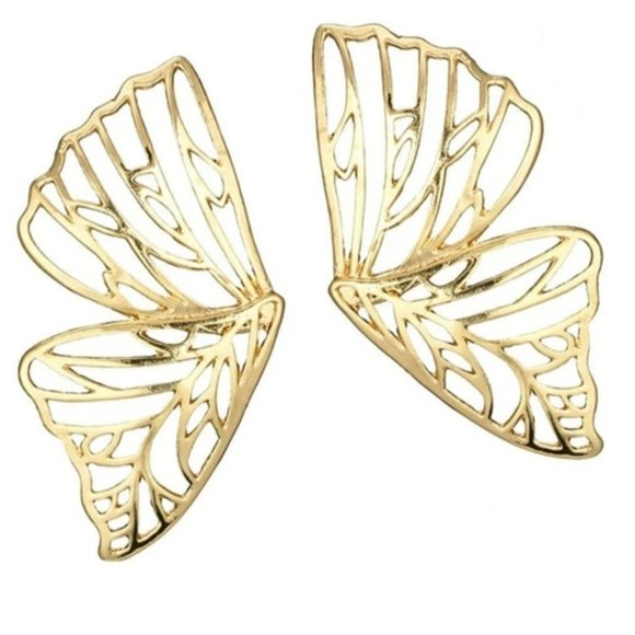 *Lady* Butterfly Wing Earrings - Picture 3 of 3